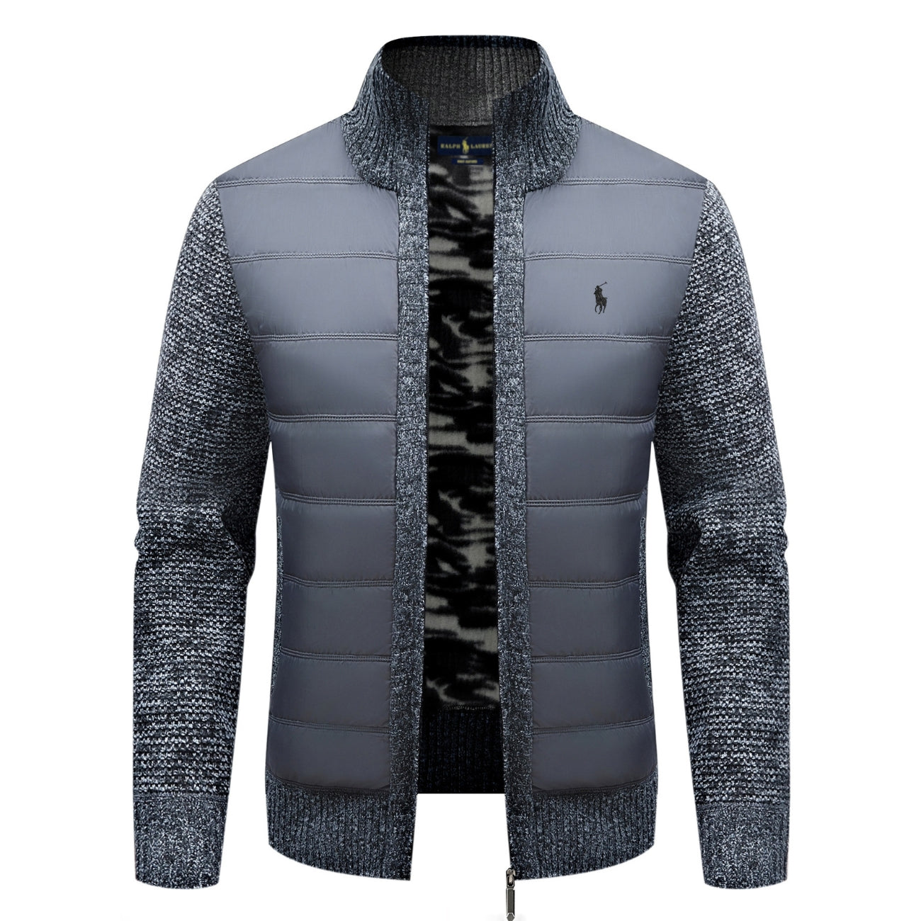 Veste Matelassée en Maille - Soldes de Liquidation