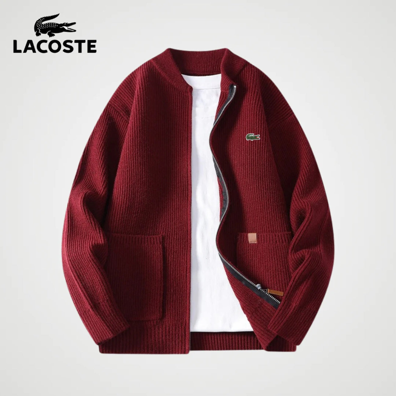 Cardigan Zippé en Maille - PRIX DÉSTOCKAGE -