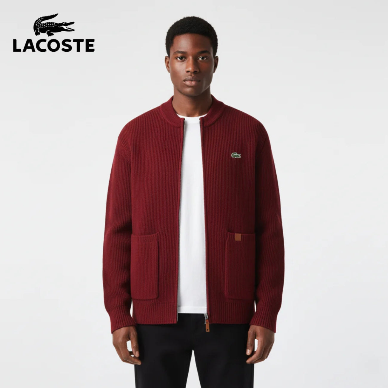 Cardigan Zippé en Maille - PRIX DÉSTOCKAGE -