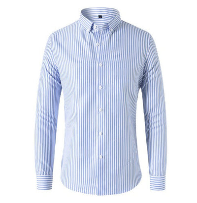 Chemise à rayures pour hommes - Confiance en soi maximum
