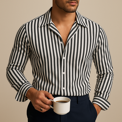 Chemise Bruno Rayée Classique Fit