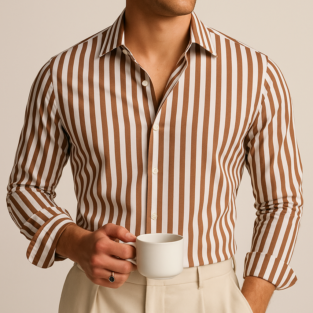 Chemise Bruno Rayée Classique Fit