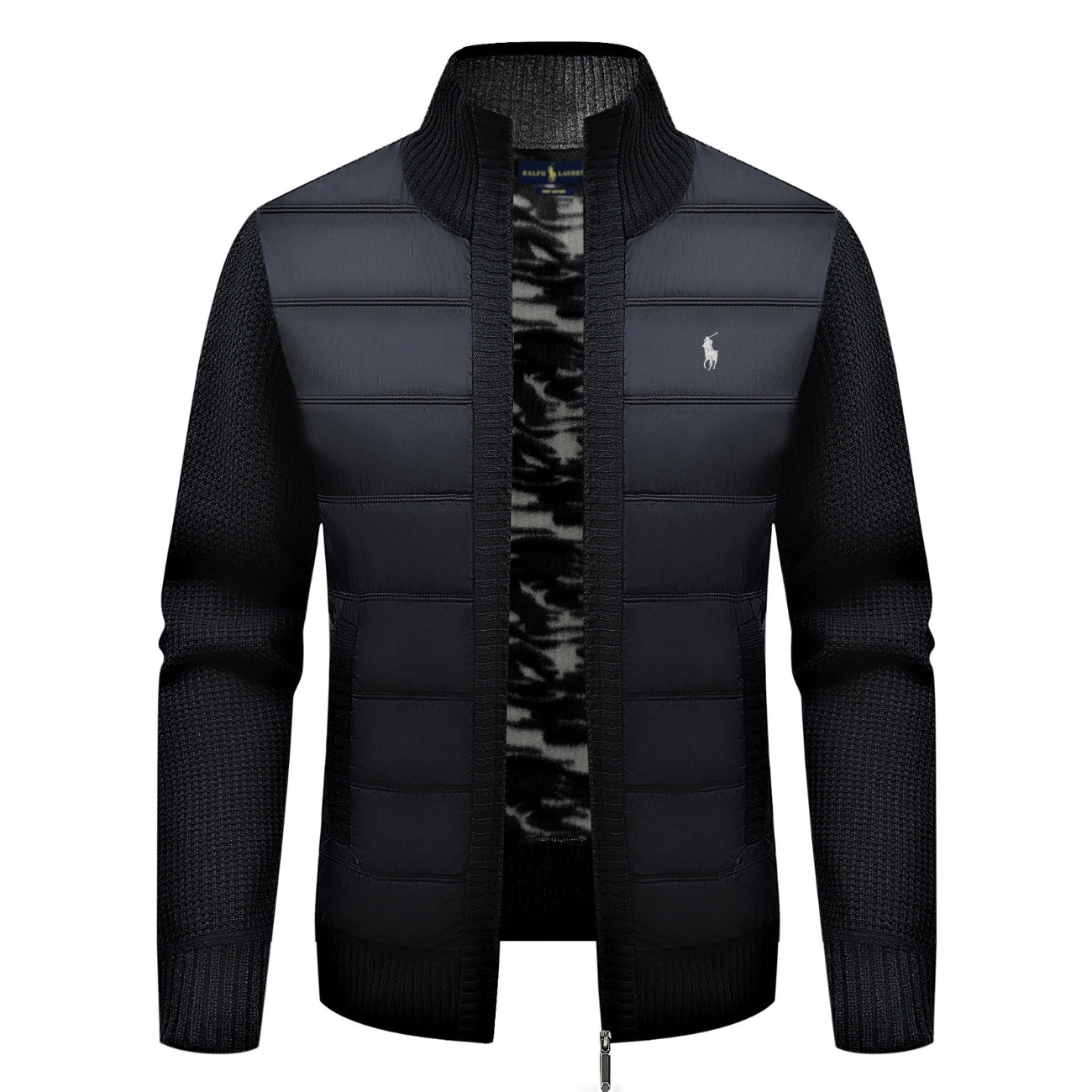 Veste Matelassée en Maille - Soldes de Liquidation