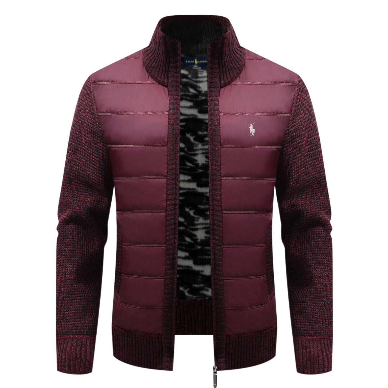 Veste Matelassée en Maille - Soldes de Liquidation