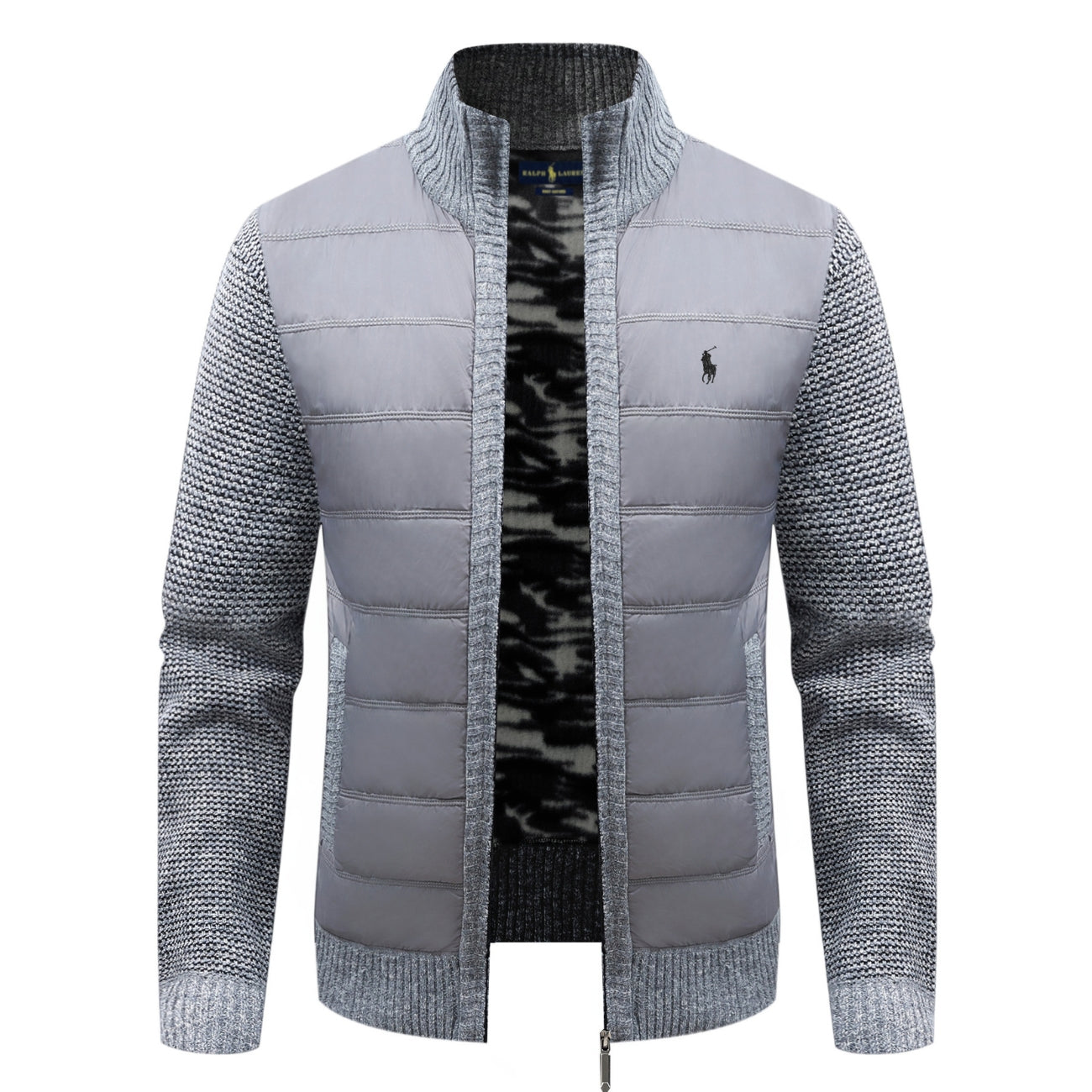 Veste Matelassée en Maille - Soldes de Liquidation