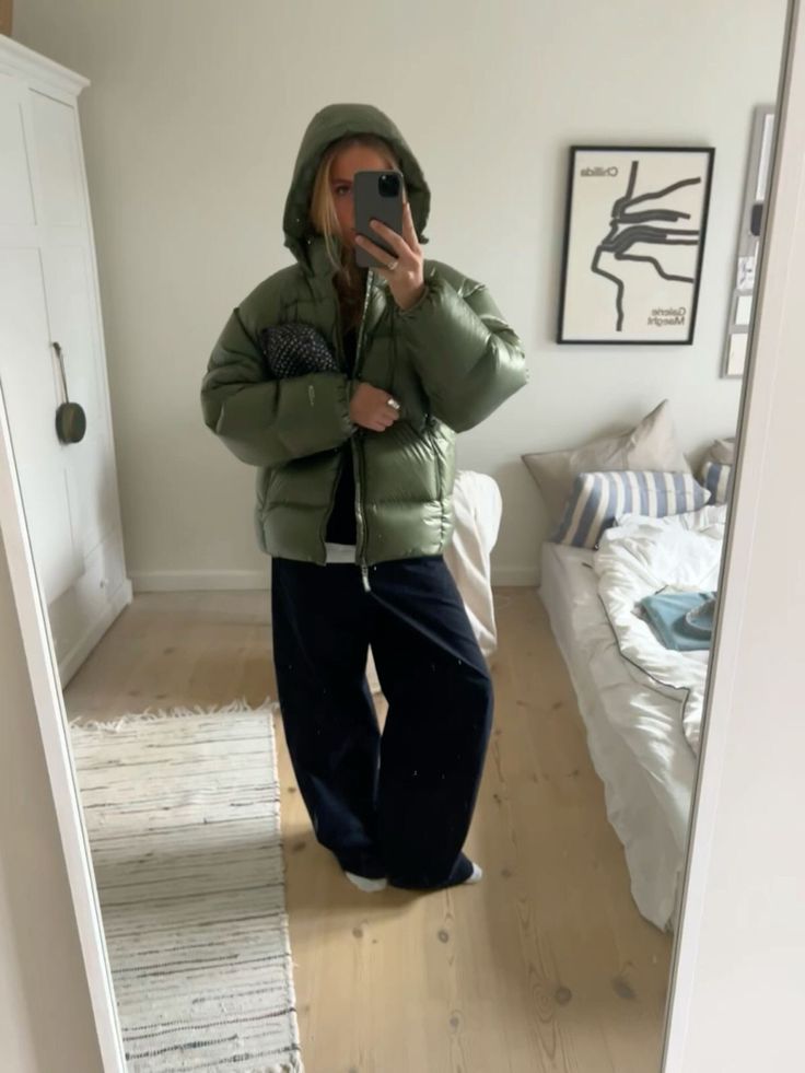 Veste Bomber Duvet Avec Capuche