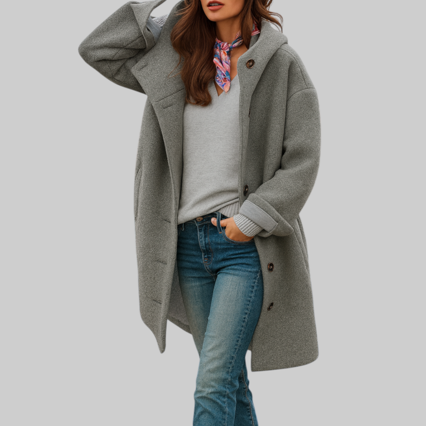Fréja | manteau quotidien, de longueur moyenne et confortable