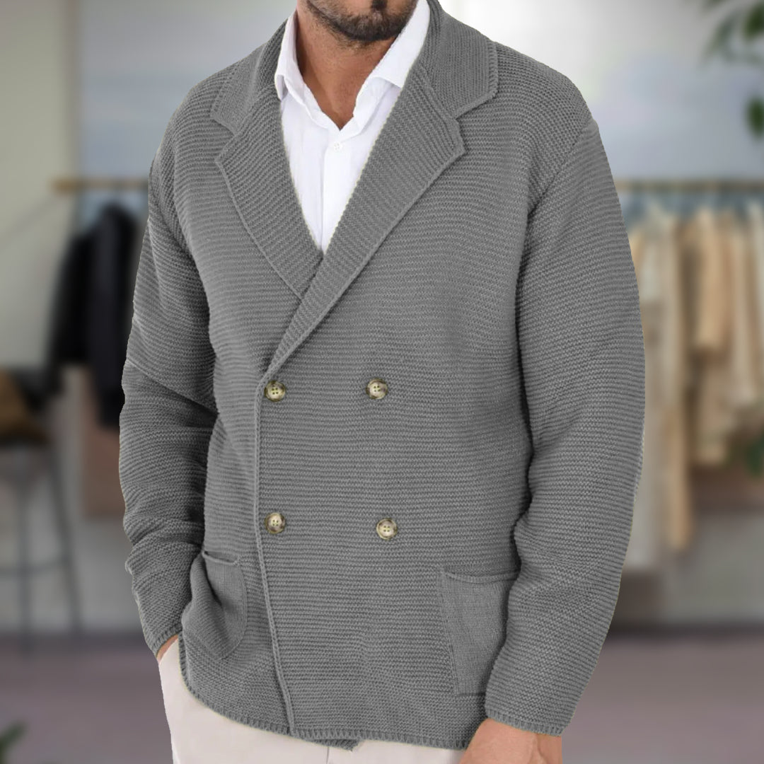 Cardigan Élégant à double boutonnage