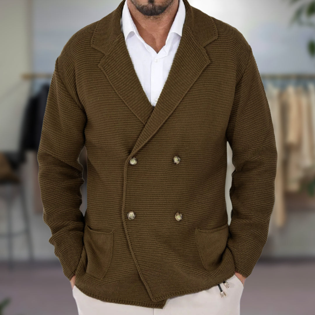 Cardigan Élégant à double boutonnage