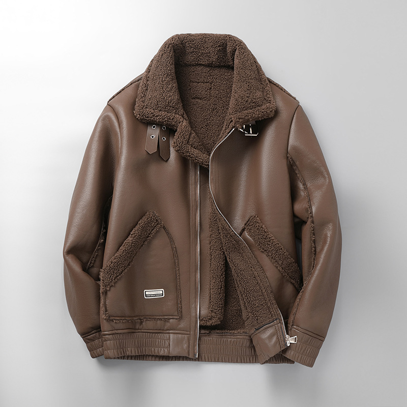 Blouson Bogota Sherpa En Cuir