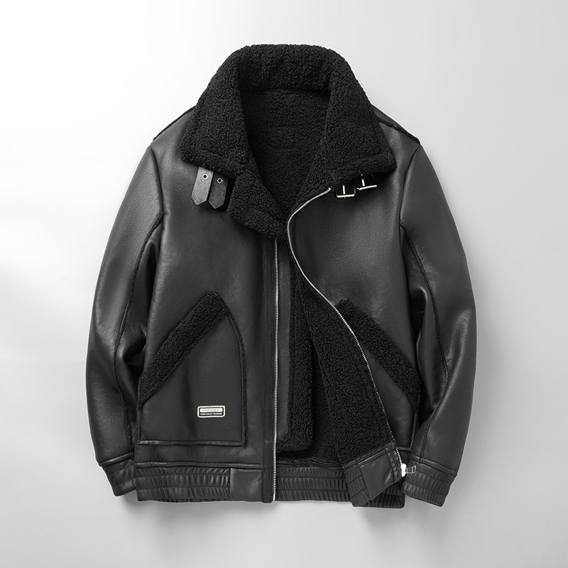 Blouson Bogota Sherpa En Cuir