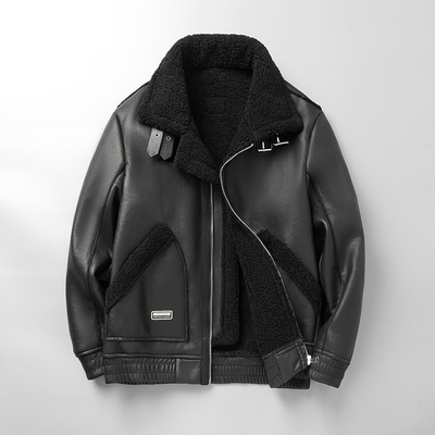 Blouson Bogota Sherpa En Cuir