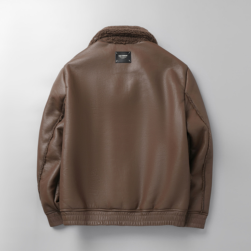 Blouson Bogota Sherpa En Cuir