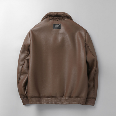 Blouson Bogota Sherpa En Cuir