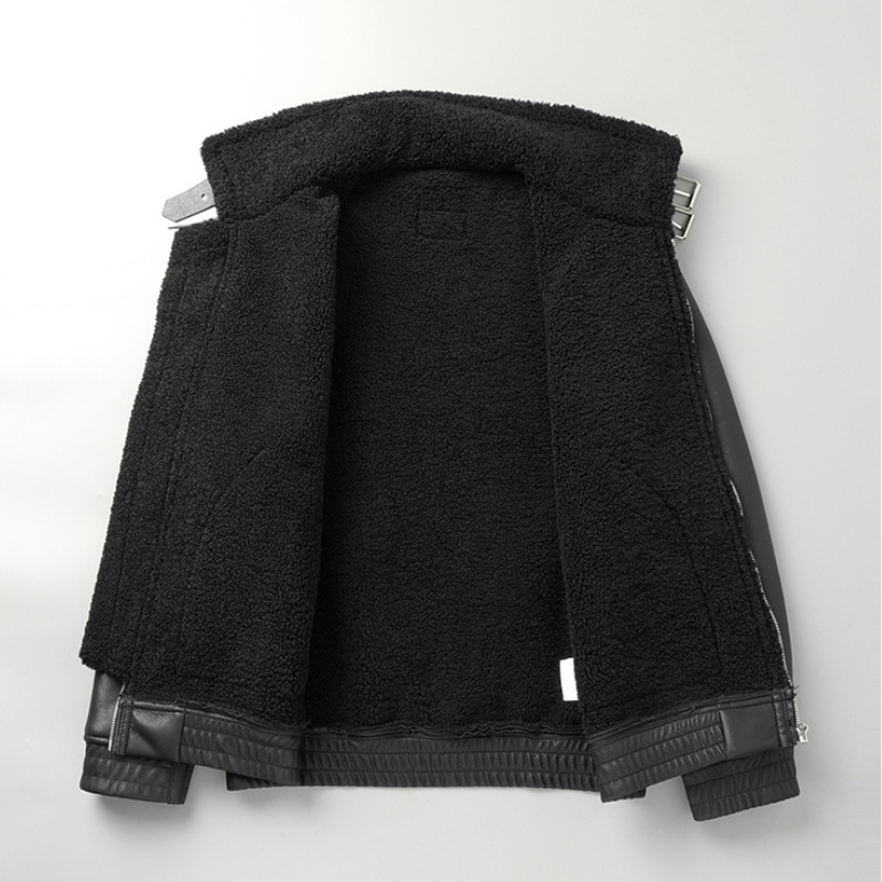 Blouson Bogota Sherpa En Cuir