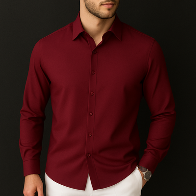 Chemise D'été Fit En Coton Doux
