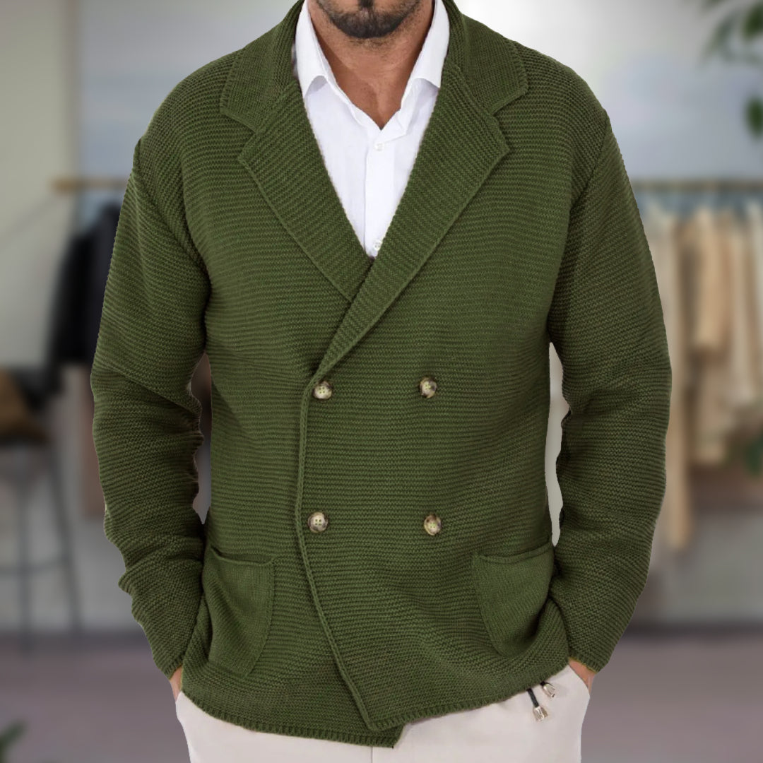 Cardigan Élégant à double boutonnage